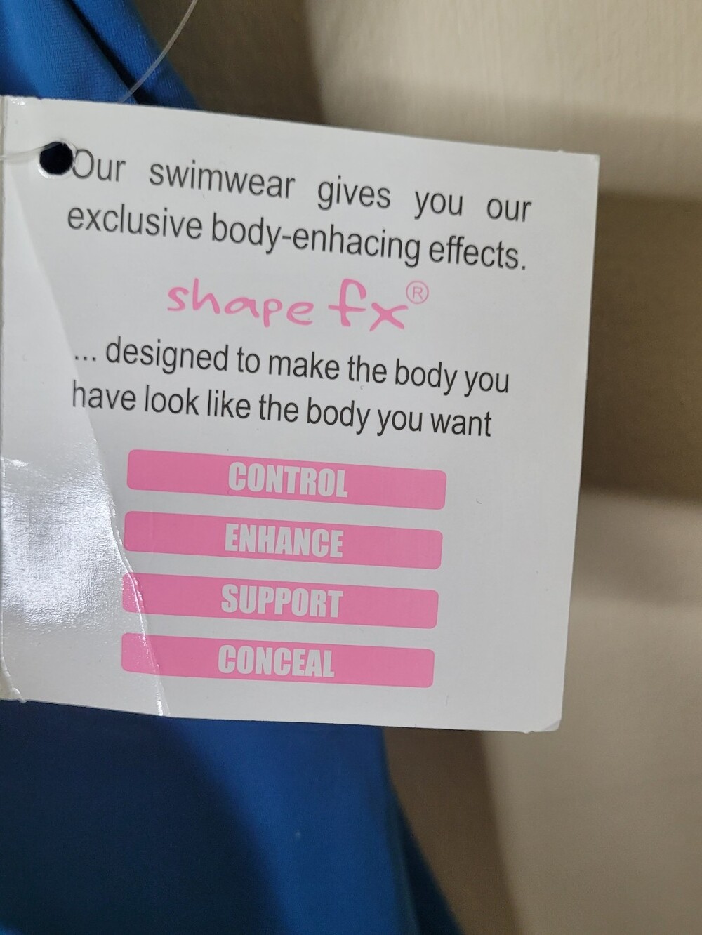 NWT Shape FX One Piece Swim Dress 12 - Picture 10 of 10
